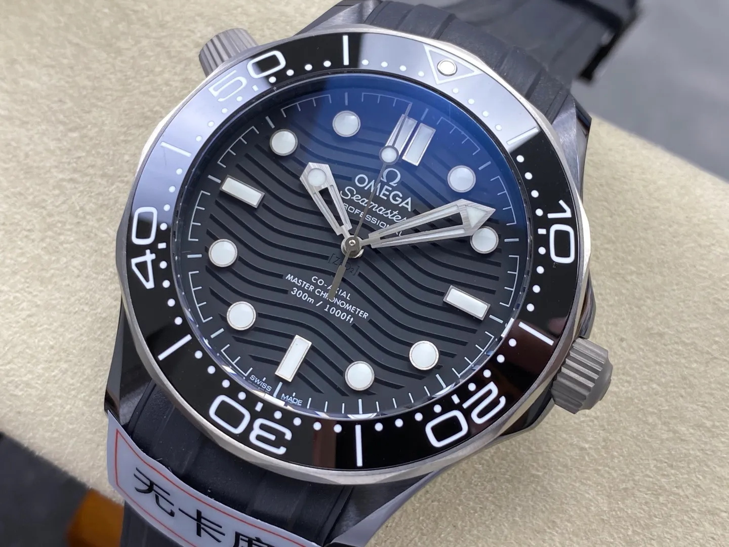 OMEGA Seamaster Diver 300M Black Ceramic Bezel ORF 1:1 Best Edition Black Dial On Black Rubber Strap OR8806 (Free Spring) 29 ca93fb649d521b1 AMO Watch