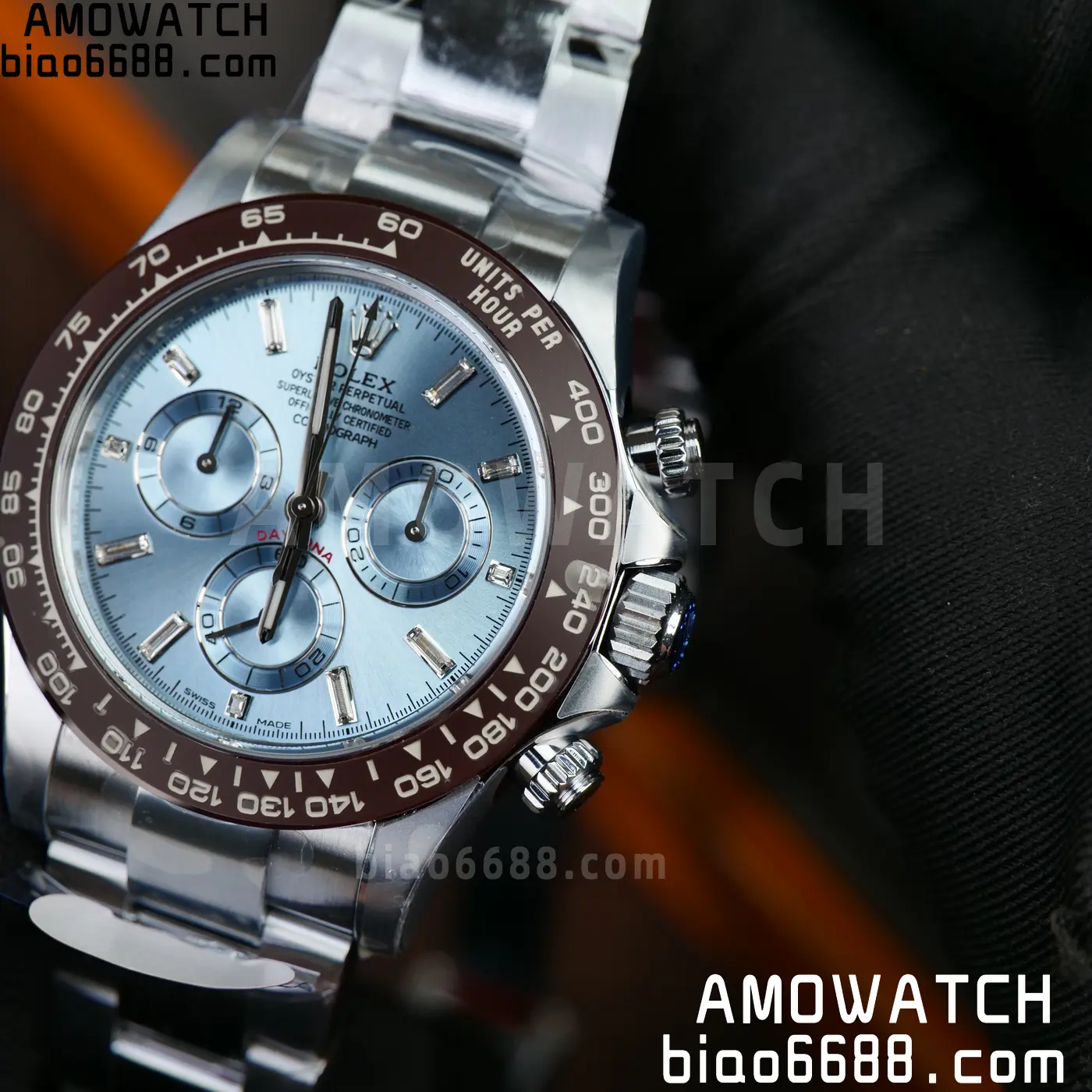 Rolex Daytona 116506 CBDF 1:1 Best Edition Ice Blue Crystal Dial on SS Bracelet 4130 210g 73 caed01bc5cb34fb AMO Watch