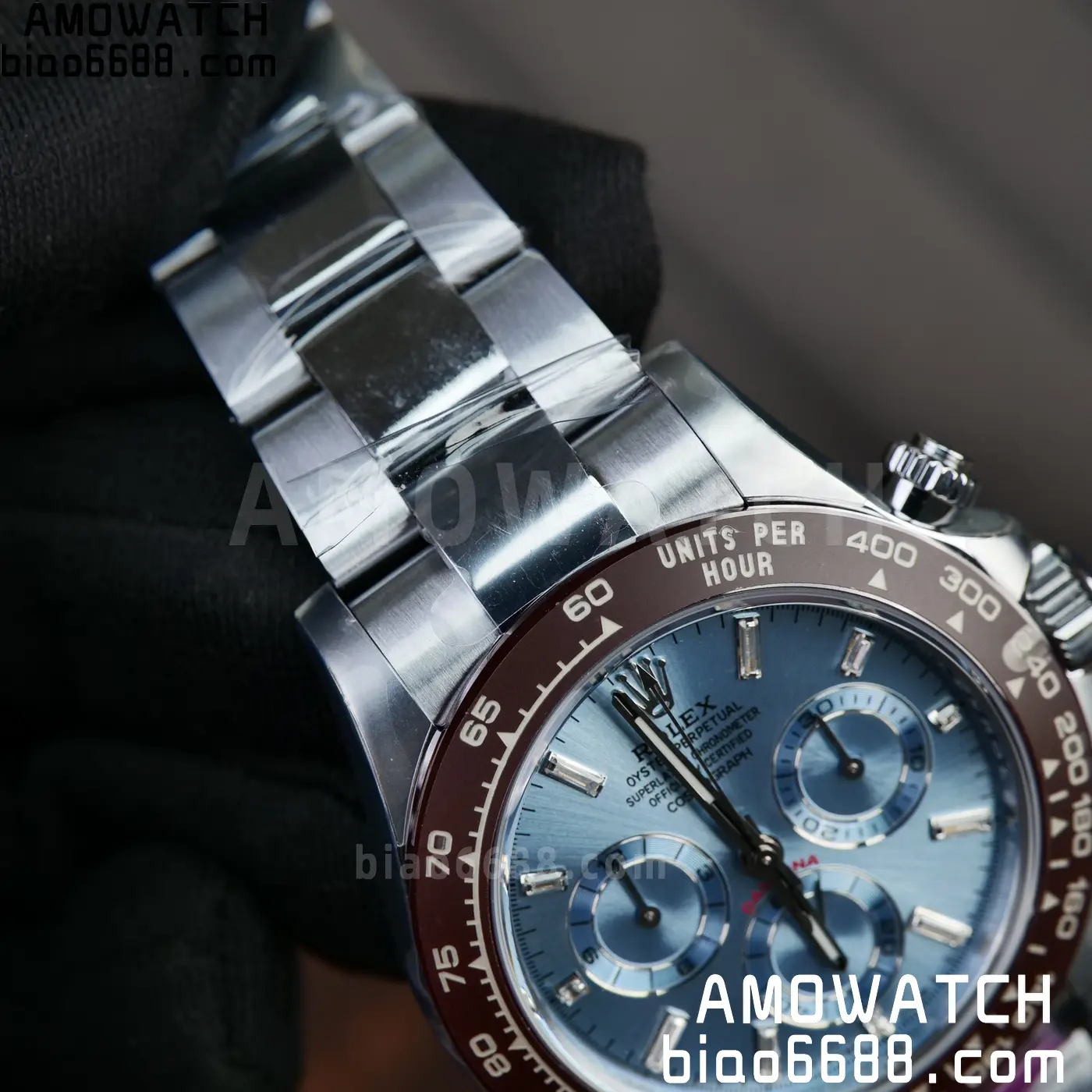 Rolex Daytona 116506 CBDF 1:1 Best Edition Ice Blue Crystal Dial on SS Bracelet 4130 210g 76 cdd39a6f128e5a0 AMO Watch
