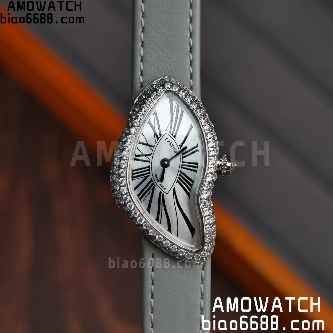 Cartier CRASH 23mm SS White dial Quartz 56 ce3c265b6b6b116 阿默表行AmoWatch