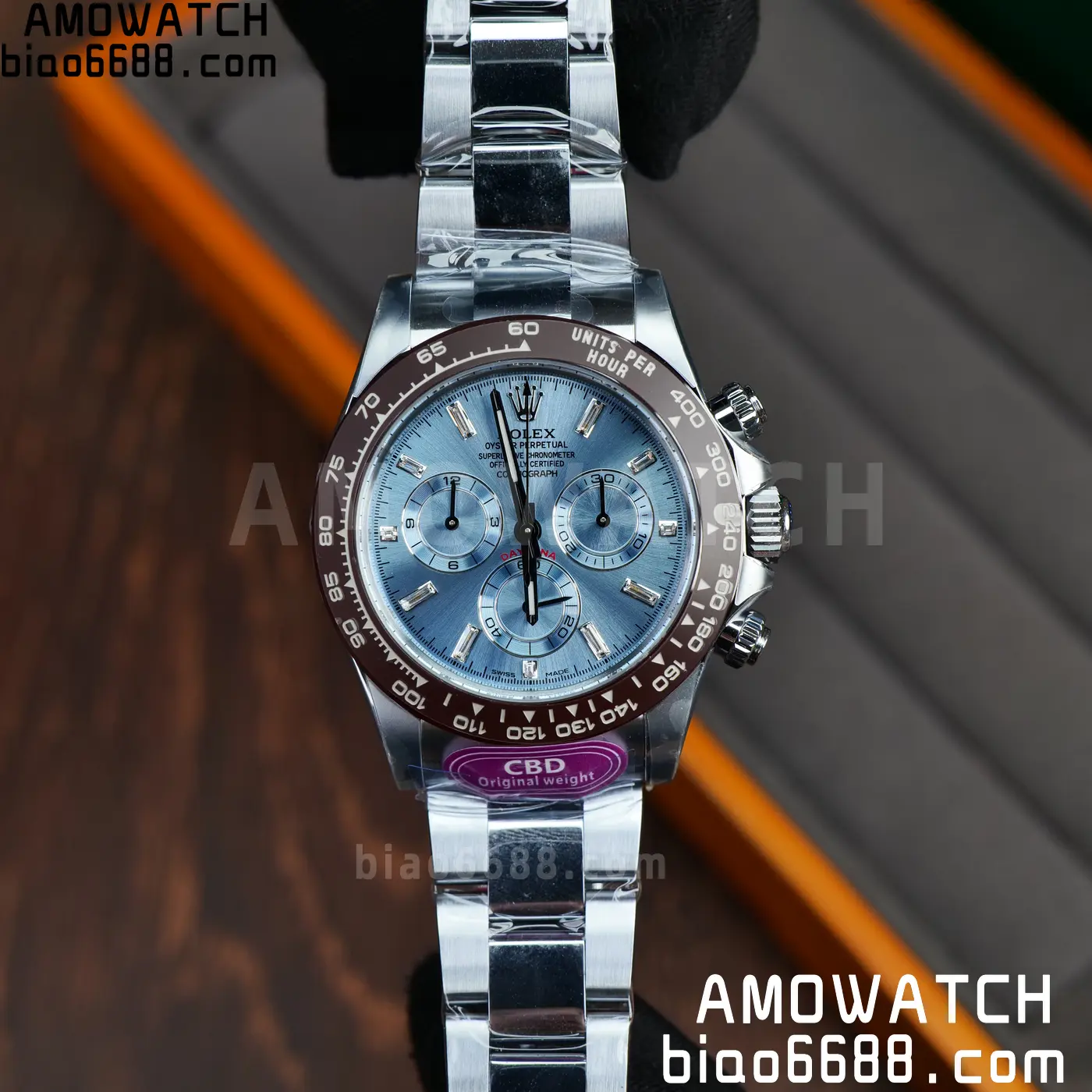 Rolex Daytona 116506 CBDF 1:1 Best Edition Ice Blue Crystal Dial on SS Bracelet 4130 210g 68 cebc3fcf947c7b2 AMO Watch