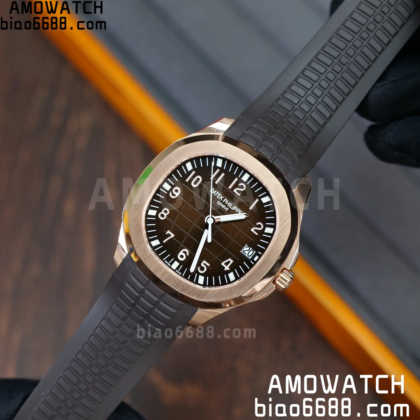 PP Aquanaut 5167R 40mm RG WSF 1:1 Best Edition Brown Dial On Brown Strap Super Clone DD330 Weighted 136g 84 d1fa51c144e12d1 AMO Watch