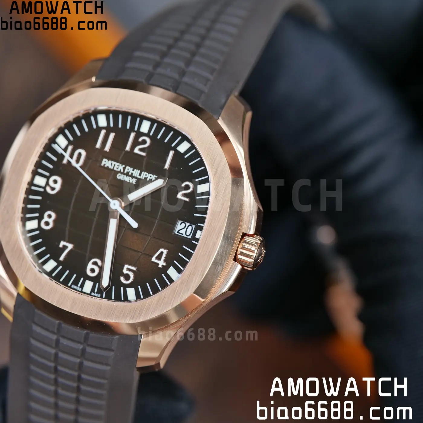 PP Aquanaut 5167R 40mm RG WSF 1:1 Best Edition Brown Dial On Brown Strap Super Clone DD330 Weighted 136g 92 d5e30e1f1ef5fd4 AMO Watch