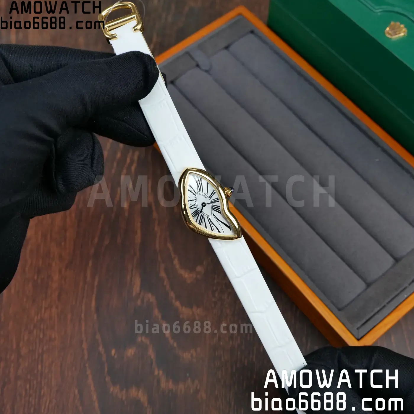 Cartier CRASH 23mm YG White dial Quartz 61 d6cc688f8676746 阿默表行AmoWatch