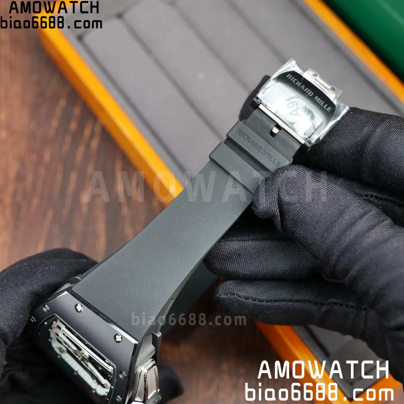 RICHARD MILLE RM61-01 RM6101 A9F 1:1 Best Edition Black Bezel White Strap RMUL3 Free Sprung 86 d7050a0eba67c02 阿默表行AmoWatch