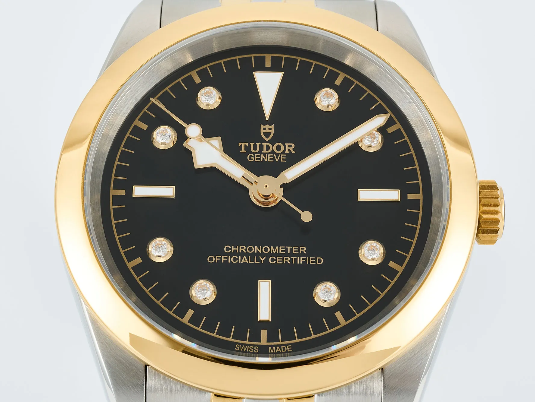 Tudor Black Bay One 41 SS/YG HTF 1:1 Best Edition Black Diamonds Dial on SS/YG Bracelet A26J 20 d740902e6fe1cdb AMO Watch