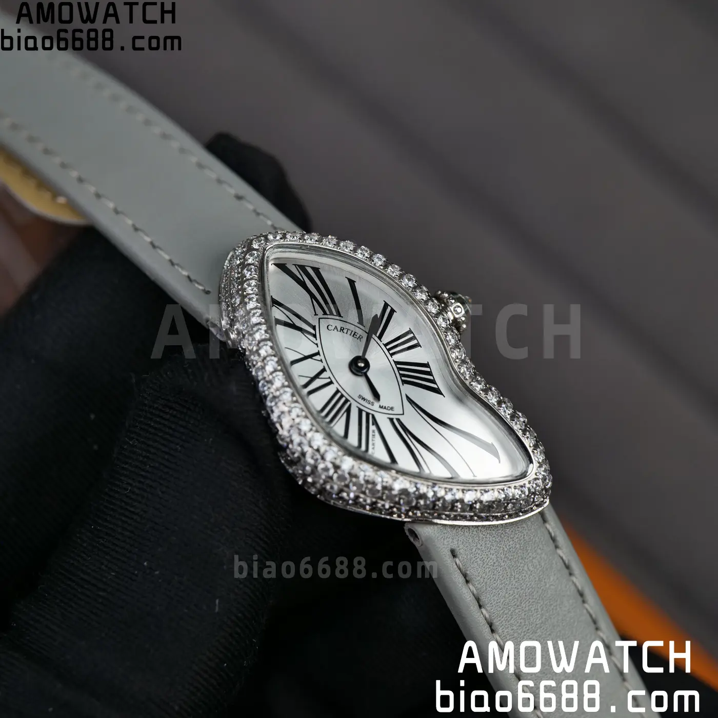 Cartier CRASH 23mm SS White dial Quartz 63 d87cad7ce96072f 阿默表行AmoWatch