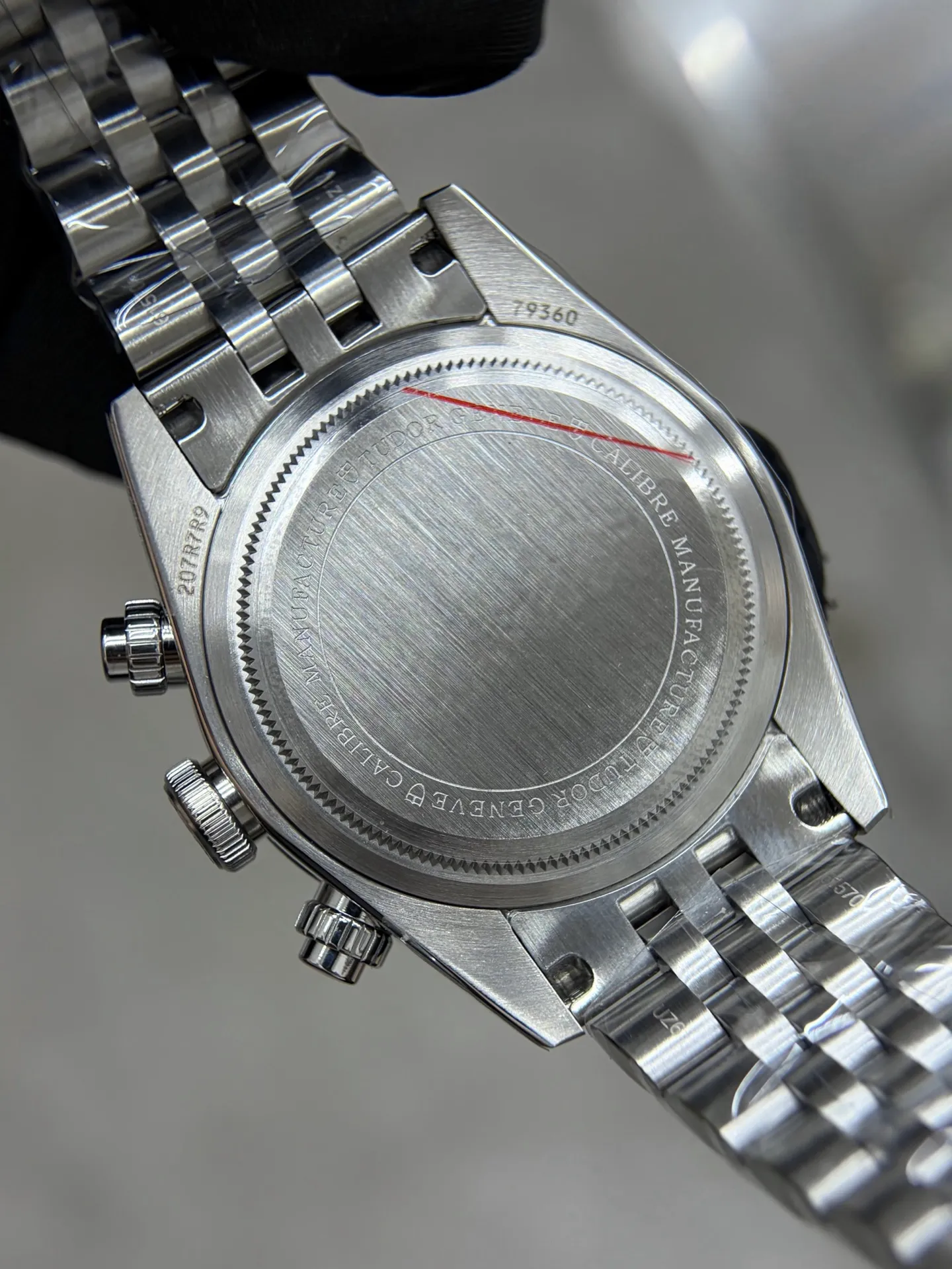 Tudor Black Bay Chrono SS DIF 1:1 Best Edition Black Dial on SS Bracelet DD7750 27 dac91c40e49f4af AMO Watch