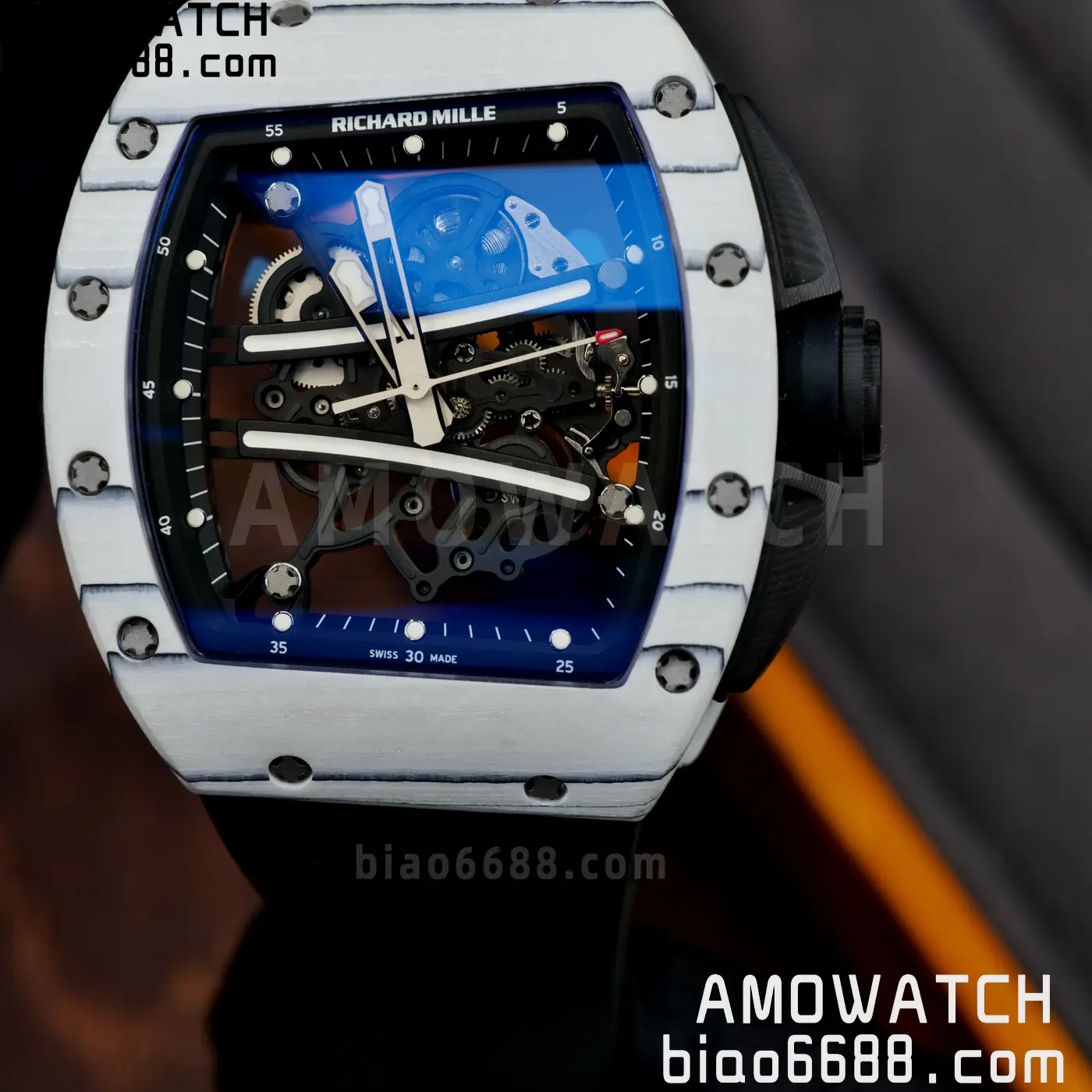 RICHARD MILLE RM61-01 RM6101 A9F 1:1 Best Edition Black Bezel Strap RMUL3 Free Sprung 89 db9973602f15c1c 阿默表行AmoWatch