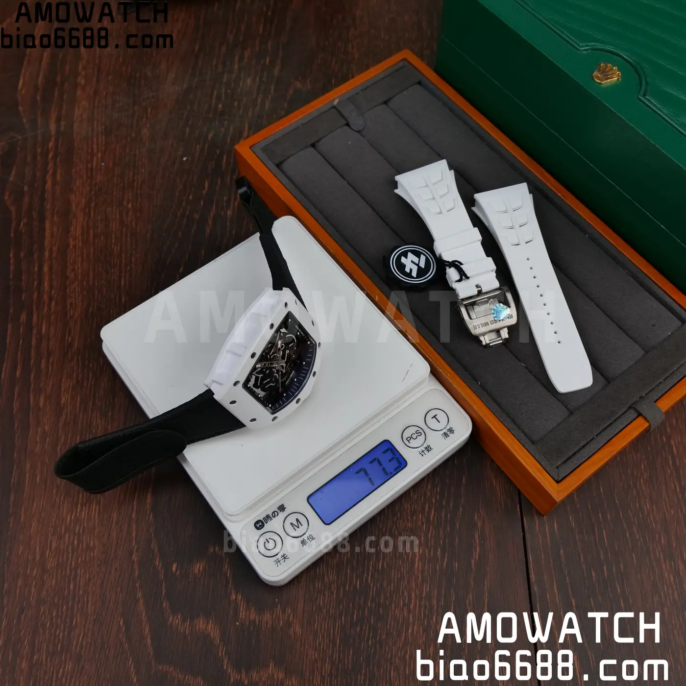 Richard Mille RM055 White Ceramic ZF 1:1 Best Edition on Black Nylon Strap RMUL2 Super Clone V3 57 dcf02358b75e406 AMO Watch