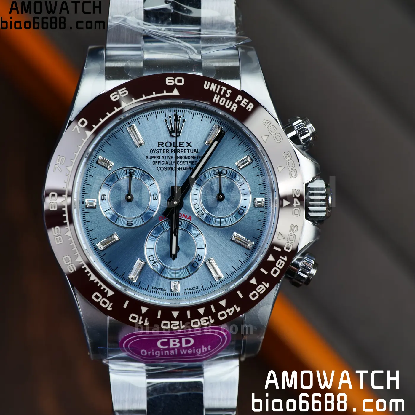 Rolex Daytona 116506 CBDF 1:1 Best Edition Ice Blue Crystal Dial on SS Bracelet 4130 210g 90 de6ed9a073cf1d7 AMO Watch