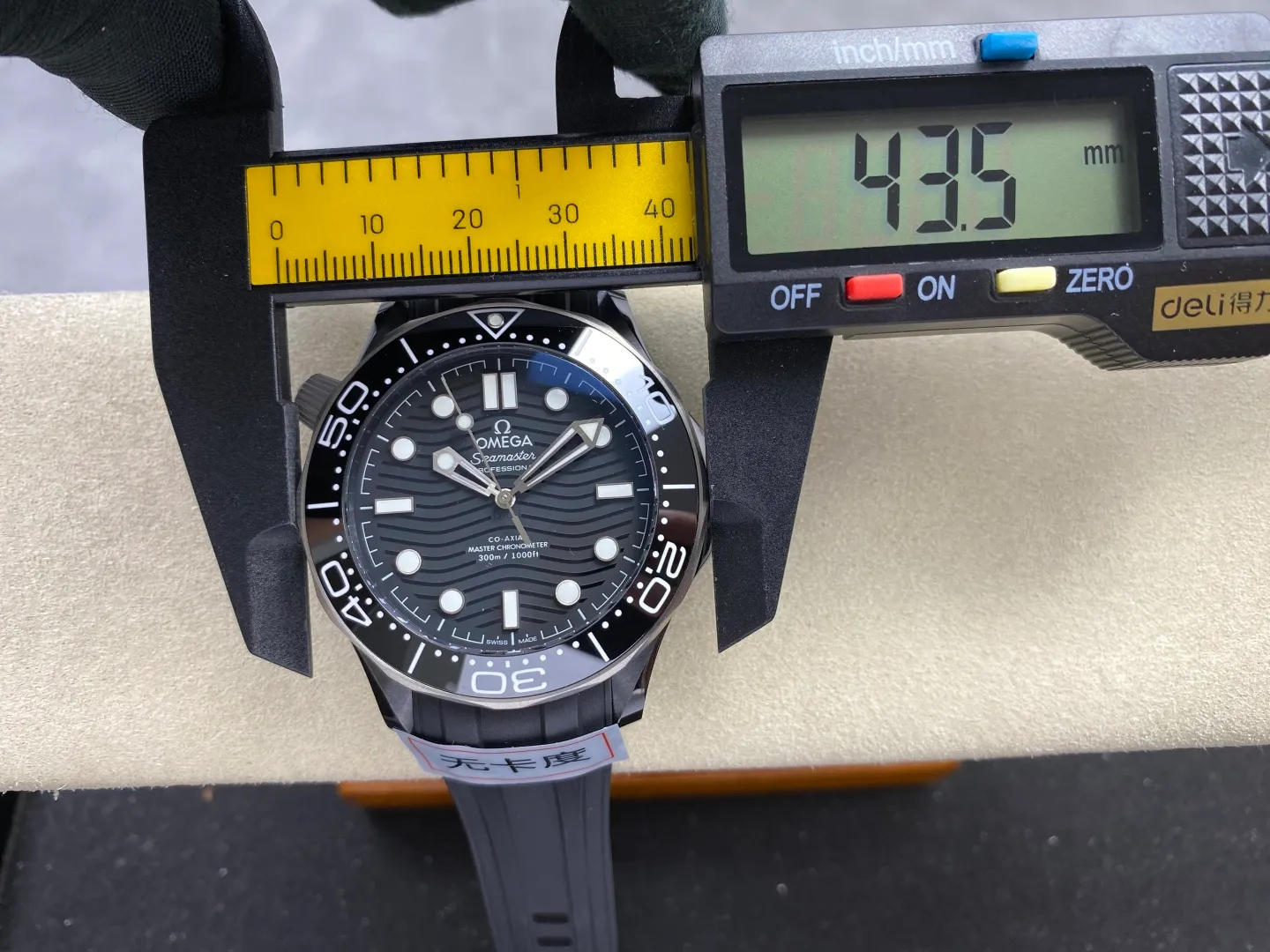 OMEGA Seamaster Diver 300M Black Ceramic Bezel ORF 1:1 Best Edition Black Dial On Black Rubber Strap OR8806 (Free Spring) 39 e26c5c6f17c7c12 AMO Watch