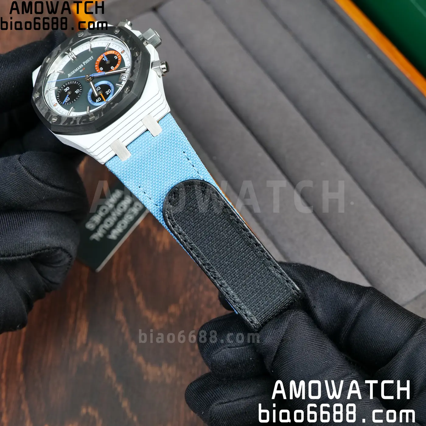 AP Royal Oak Chrono DIW 26240 41mm Quartz Fiber/NY Green Dial APF SH4401 70 e37e9cd3cf967b7 AMO Watch