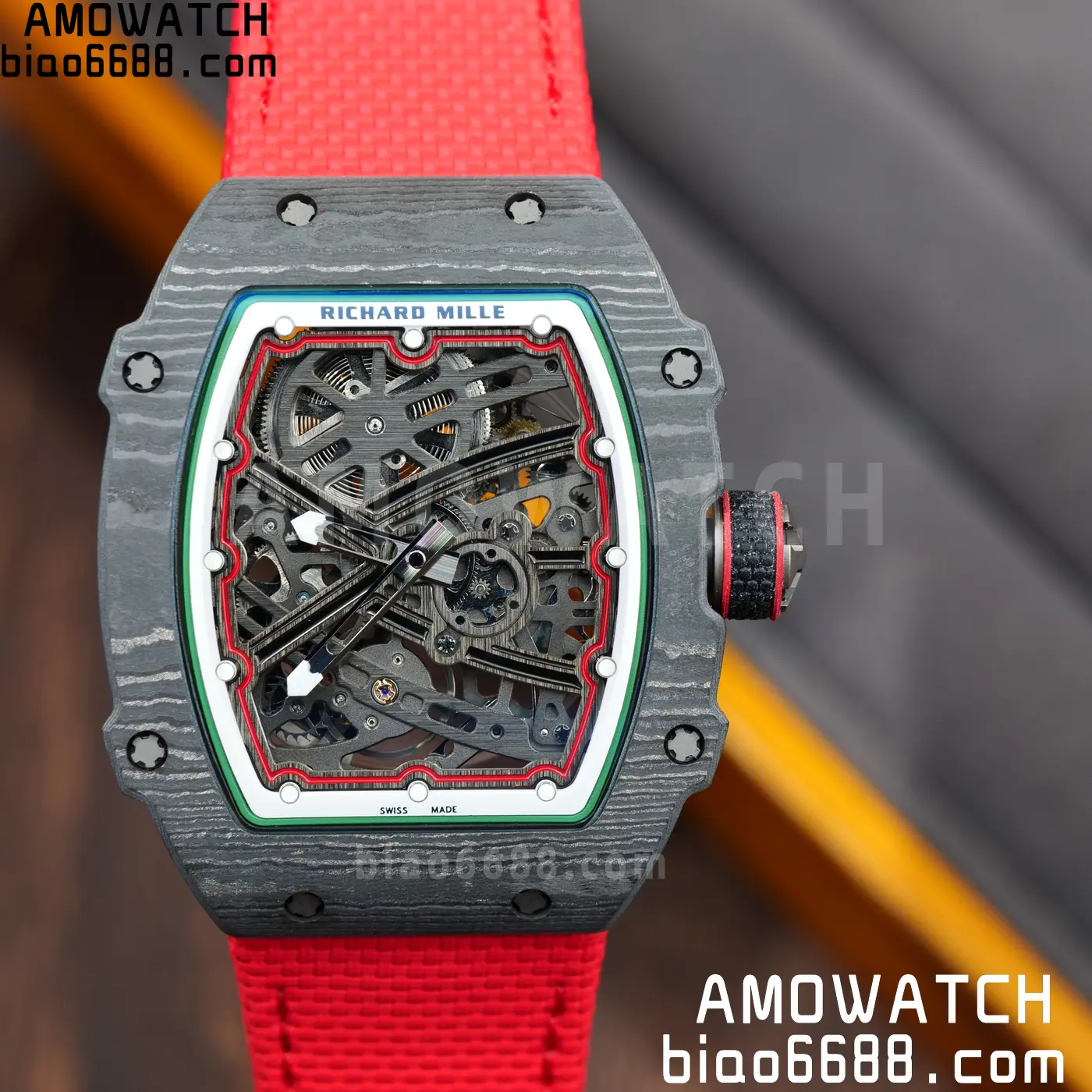 RICHARD MILLE RM67-02 Black NTPT RICH Factory 1:1 Italy Green/Red/White Skeleton Dial CRMA7 Super Clone 99 e46cde135998cc9 阿默表行AmoWatch