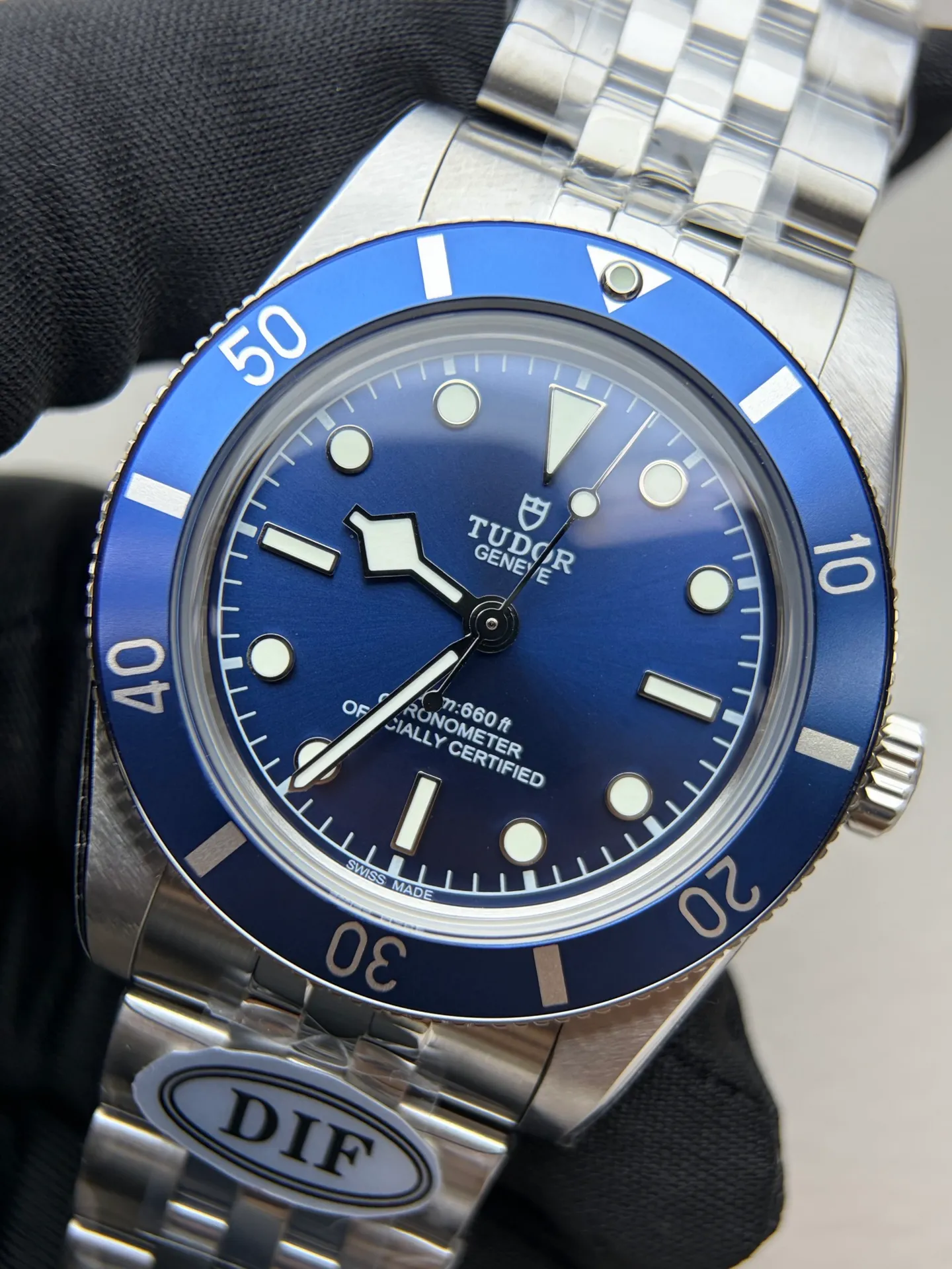 Tudor Heritage Black Bay M79000N 37mm SS DIF 1:1 Best Edition Blue Dial Blue Bezel on Jubilee Bracelet DD2824 25 e4e921d15fb391d AMO Watch