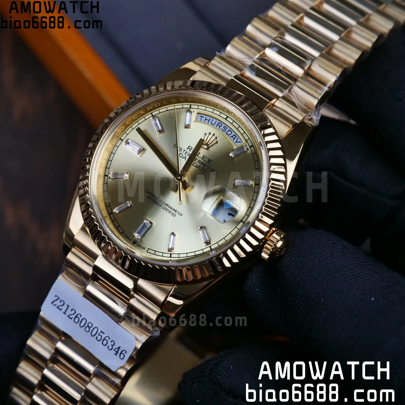 Custom Made Rolex Day Date 40 YG CBDF 1:1 Best Edition (Weighted) 71 e4eba88fc14225c AMO Watch