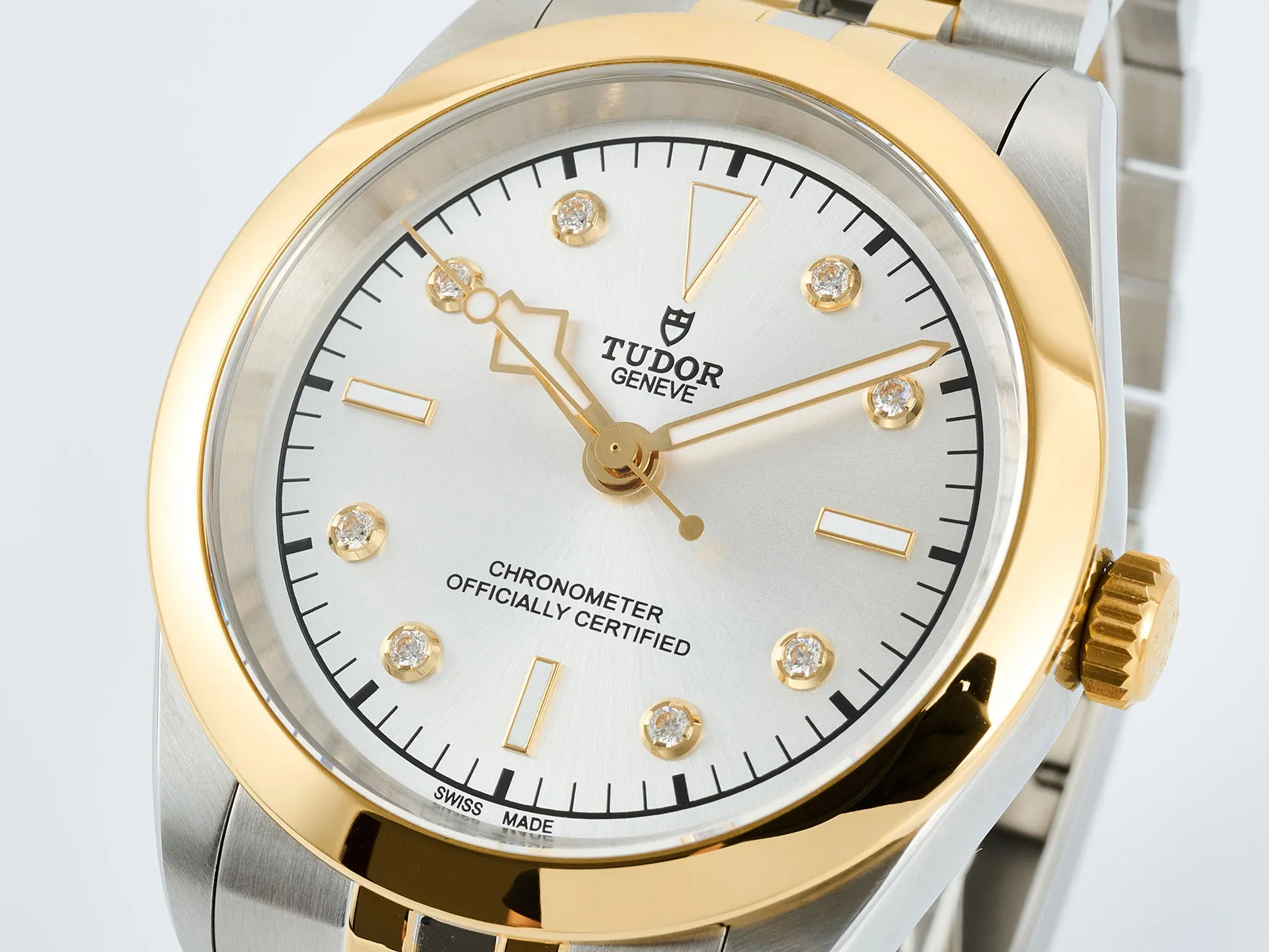 Tudor Black Bay One 41 SS/YG HTF 1:1 Best Edition Silver Diamonds Dial on SS/YG Bracelet A26J 21 e7486969520c477 AMO Watch
