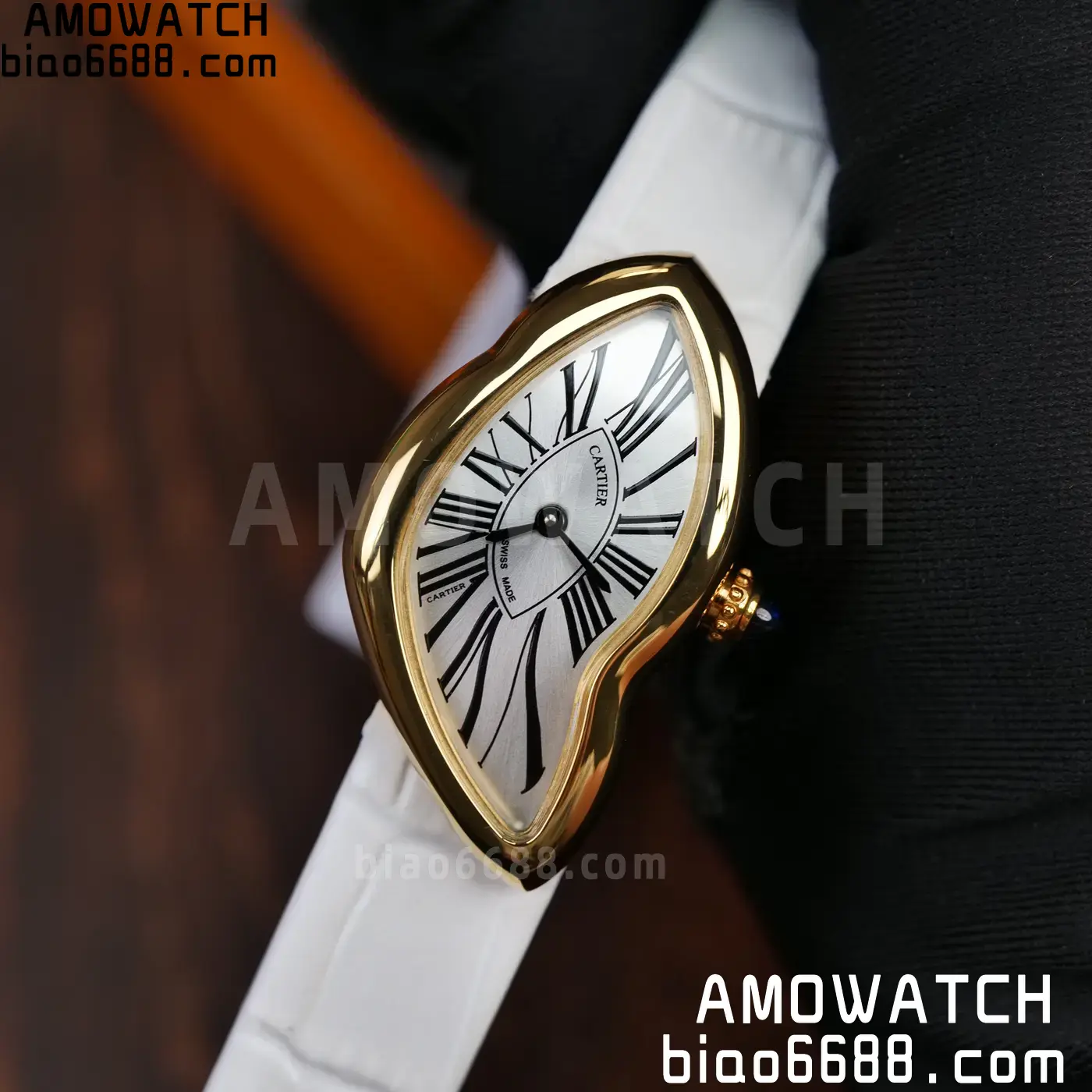 Cartier CRASH 23mm YG White dial Quartz 74 ea31b7d4543a43f 阿默表行AmoWatch