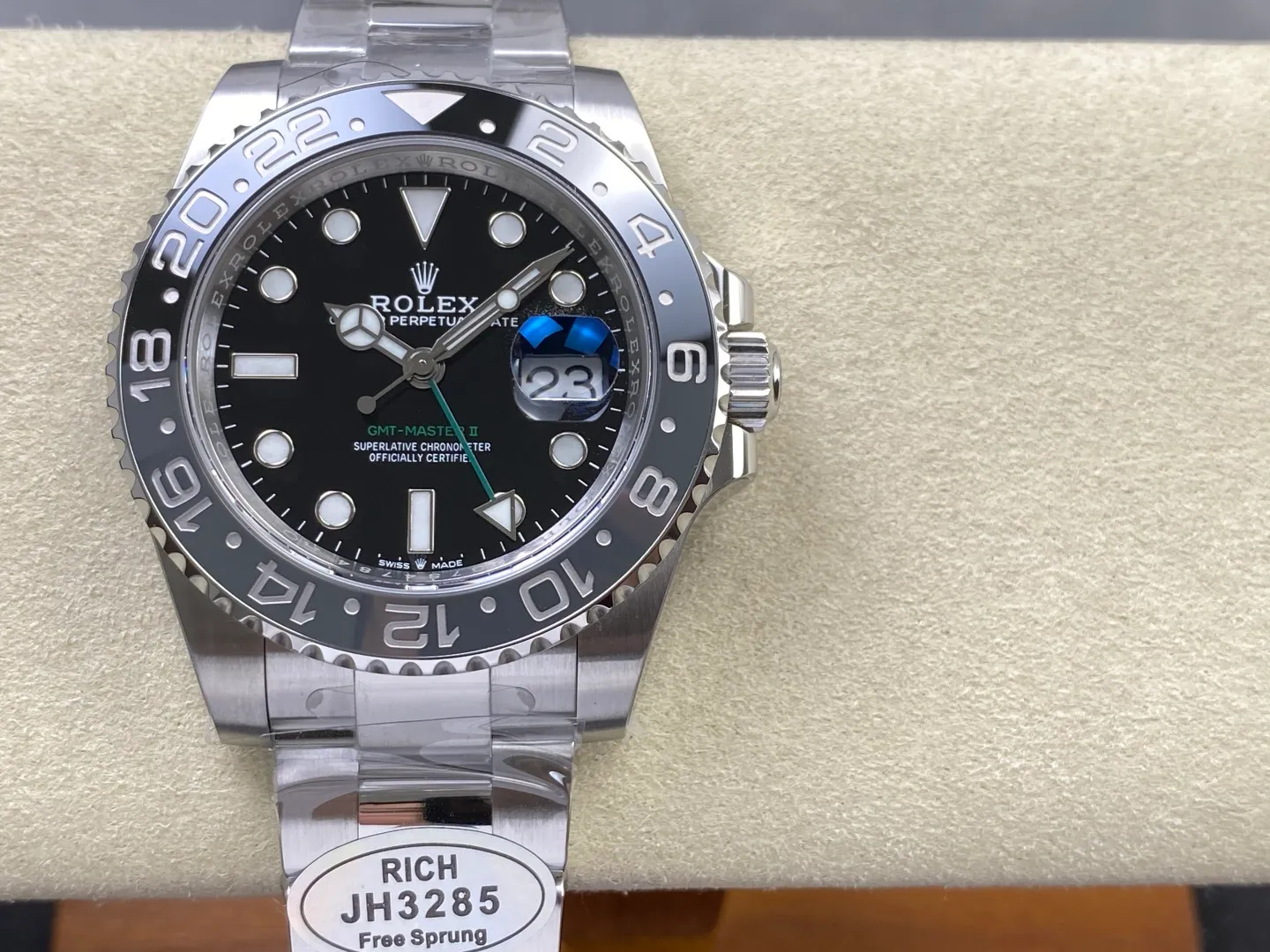 Rolex GMT-Master II 126710 BLNR 904L Steel RICH Bruce Wayne 1:1 Best Edition on Oyster Bracelet JH3285 (Free Sprung) V2 42 eba5141285c7c71 阿默表行AmoWatch