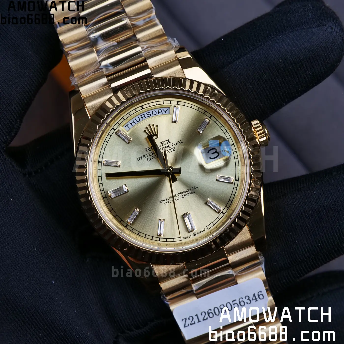 Custom Made Rolex Day Date 40 YG CBDF 1:1 Best Edition (Weighted) 77 ec93eb11a6b7a92 AMO Watch