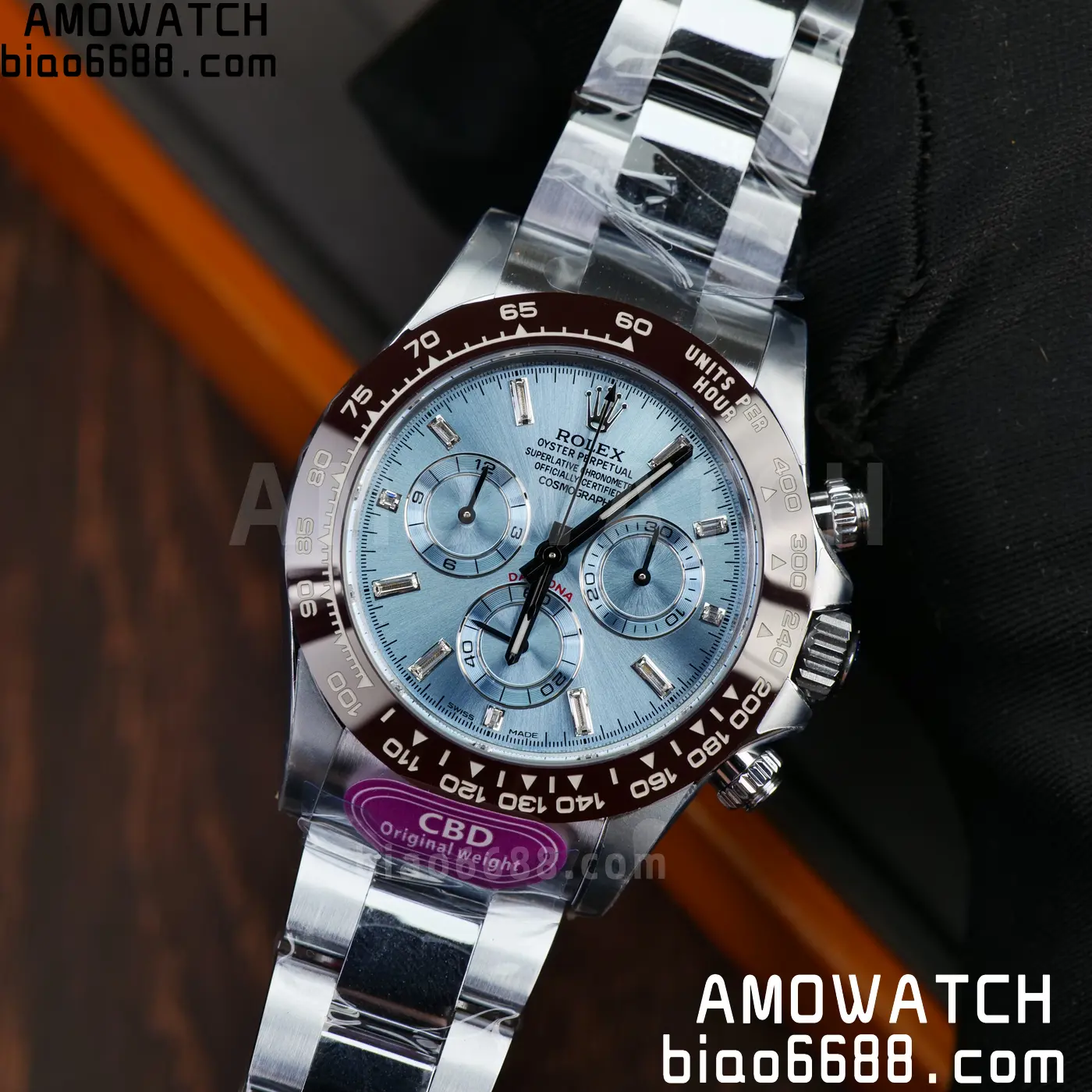 Rolex Daytona 116506 CBDF 1:1 Best Edition Ice Blue Crystal Dial on SS Bracelet 4130 210g 89 eca4308d865bef1 AMO Watch