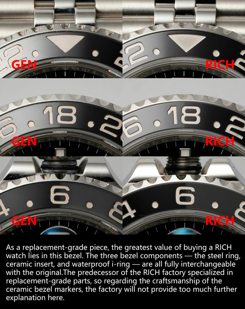 Rolex GMT-Master II 126710 BLNR 904L Steel RICH Bruce Wayne 1:1 Best Edition on Jubilee Bracelet JH3285 (Free Sprung) V2 54 eccbc87e4b5ce2f 阿默表行AmoWatch