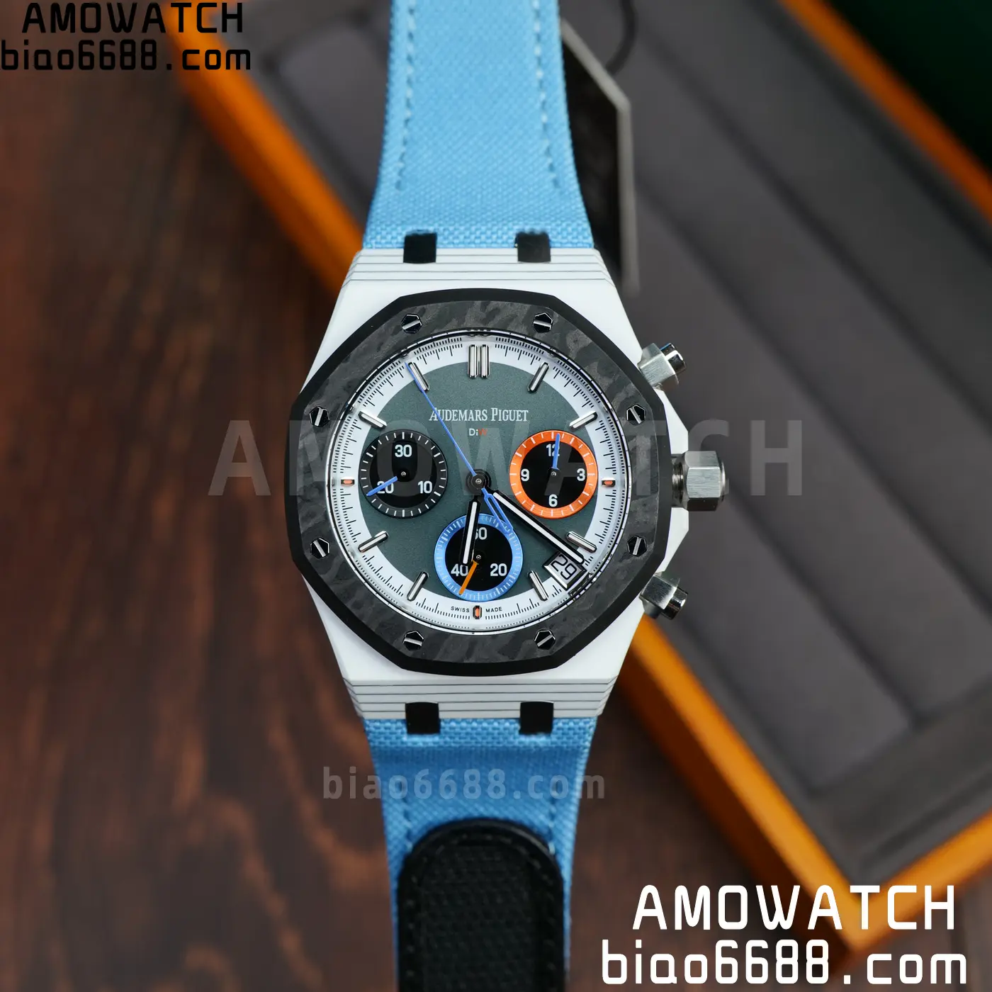 AP Royal Oak Chrono DIW 26240 41mm Quartz Fiber/NY Green Dial APF SH4401 71 f312069eb96cb68 AMO Watch