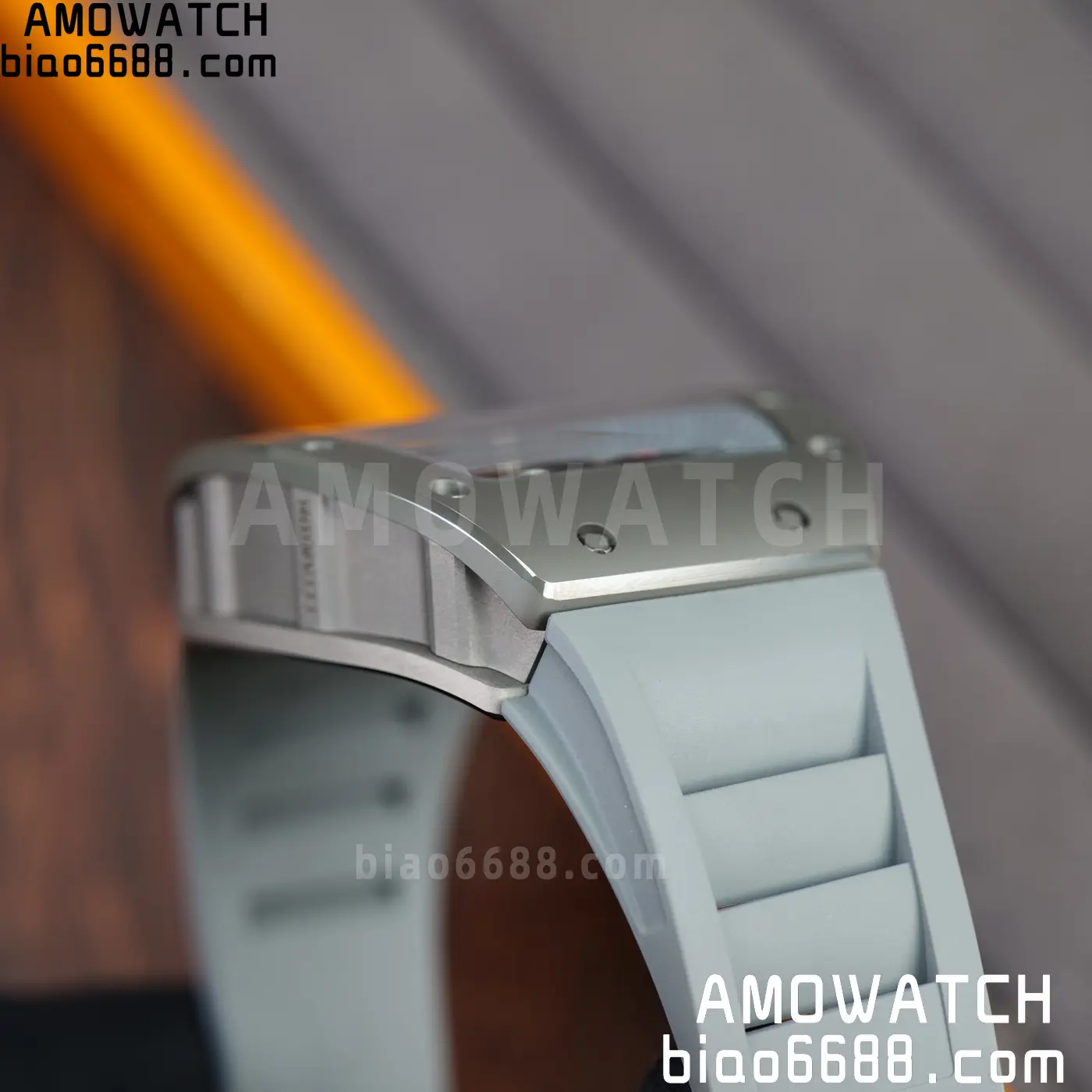 RICHARD MILLE RM055 Gray Ceramic A9F 1:1 Best Edition Gray Inner Bezel on Gray Rubber Strap RMUL2 (Free Sprung) 76 f482d1986060d96 AMO Watch