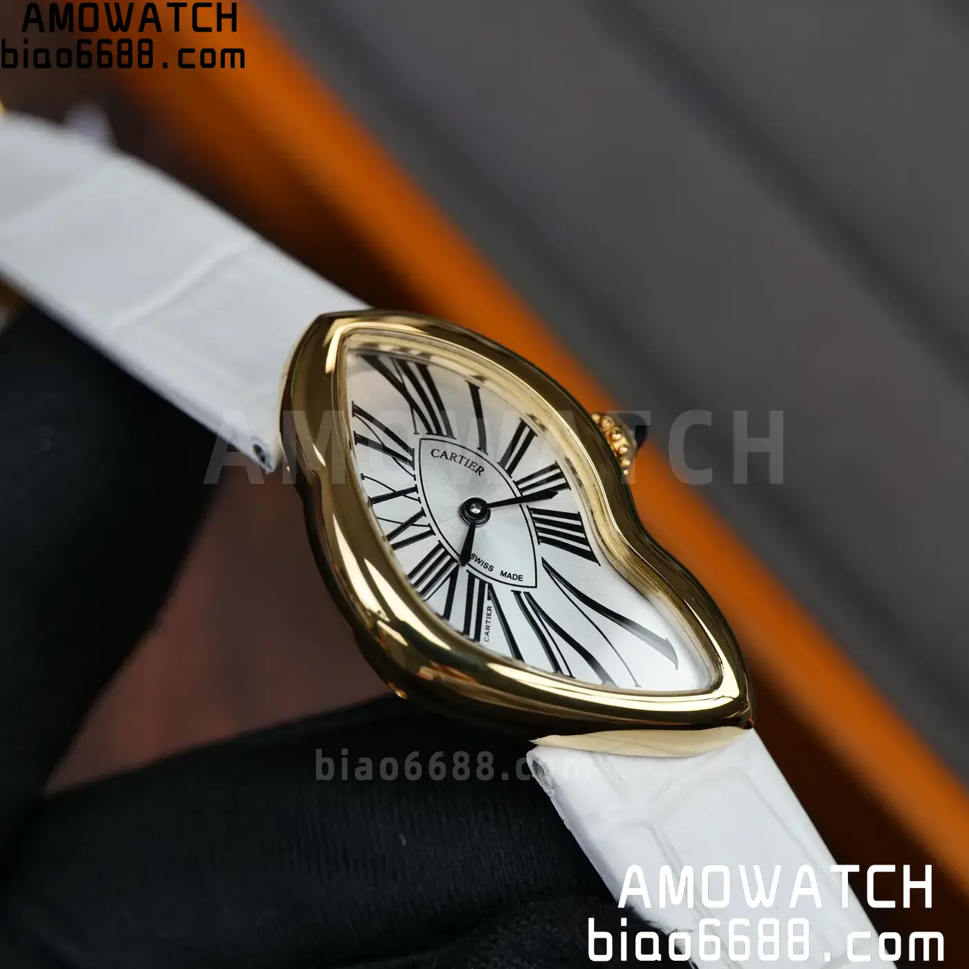 Cartier CRASH 23mm YG White dial Quartz 71 f51cd00c6eff026 阿默表行AmoWatch