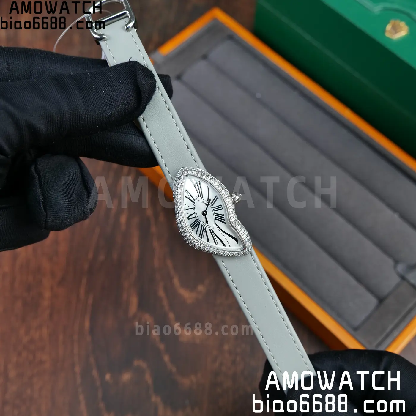 Cartier CRASH 23mm SS White dial Quartz 51 f9fe27cb563ee47 阿默表行AmoWatch