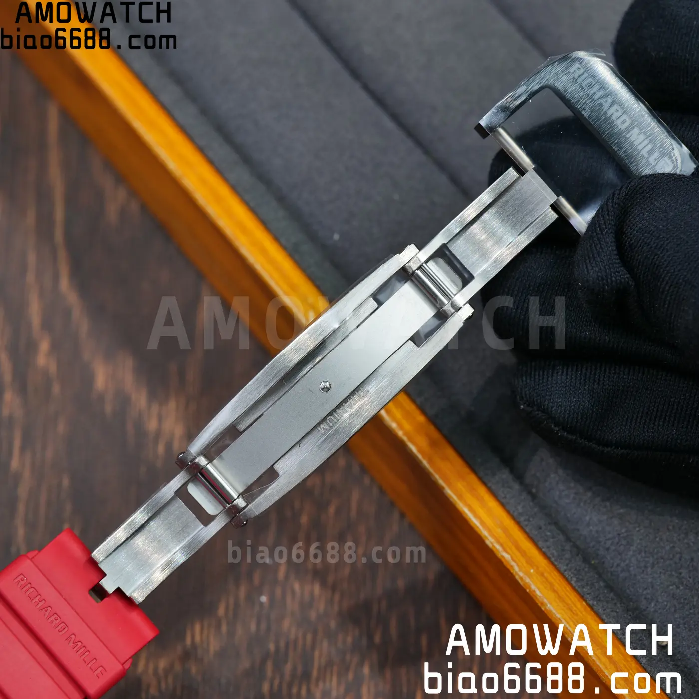 RICHARD MILLE RM035-02 NTPT UMI 1:1 Best Edition Skeleton Dial on Red Rubber Strap RMAL1 Super Clone Free Sprung 111 faa3de53293e4e8 AMO Watch