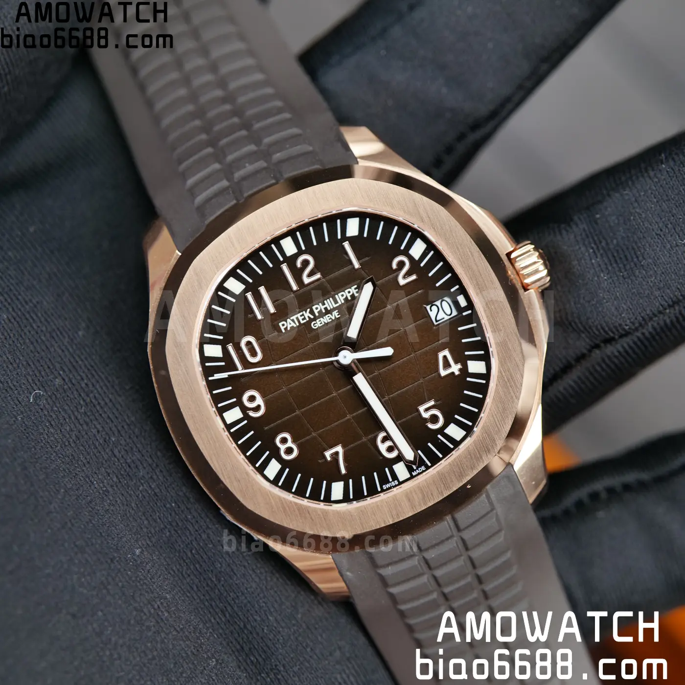 PP Aquanaut 5167R 40mm RG WSF 1:1 Best Edition Brown Dial On Brown Strap Super Clone DD330 Weighted 136g 102 fb2cd8bd40086d2 AMO Watch