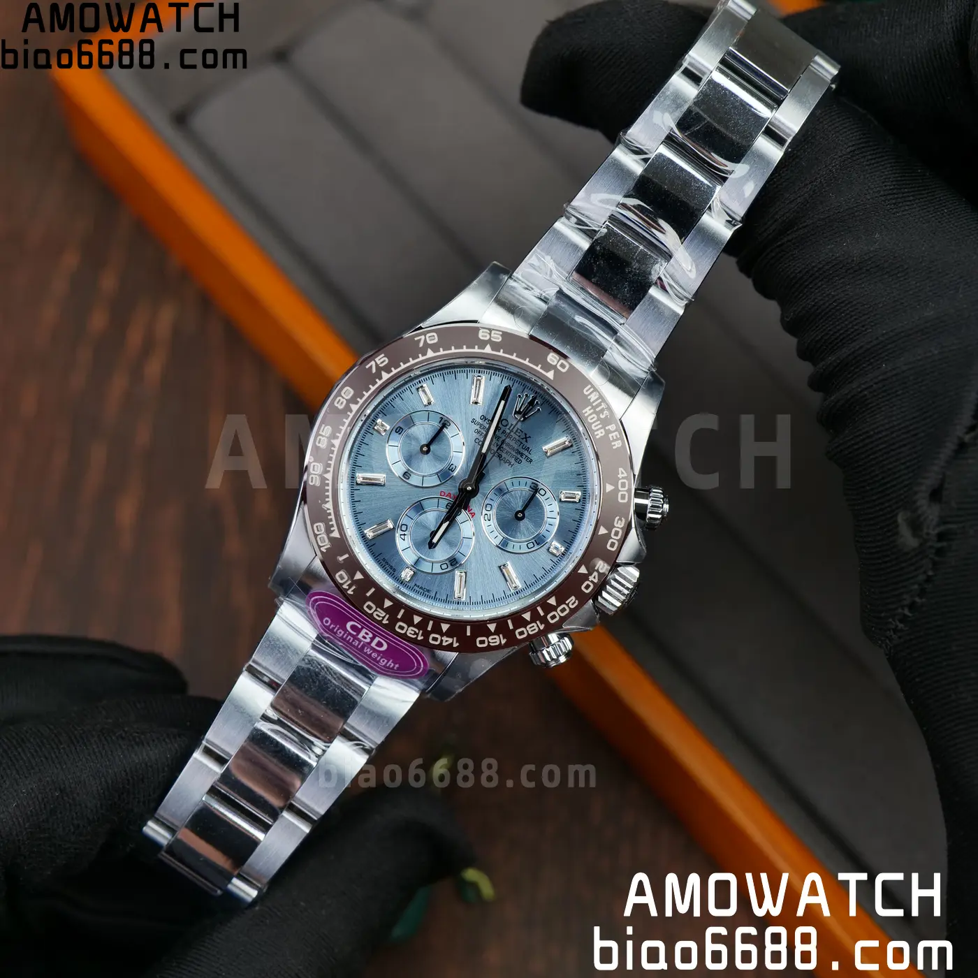 Rolex Daytona 116506 CBDF 1:1 Best Edition Ice Blue Crystal Dial on SS Bracelet 4130 210g 65 fbe690f774ae045 AMO Watch