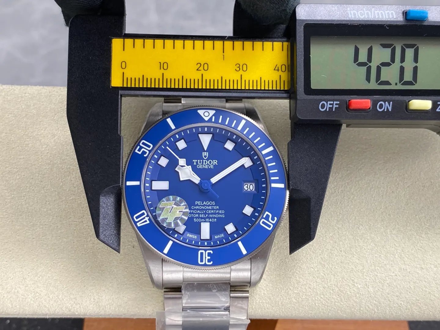 Tudor Blue Pelagos ZF 1:1 Best Edition on Titanium Bracelet 35 fd5d53f40eed87e AMO Watch