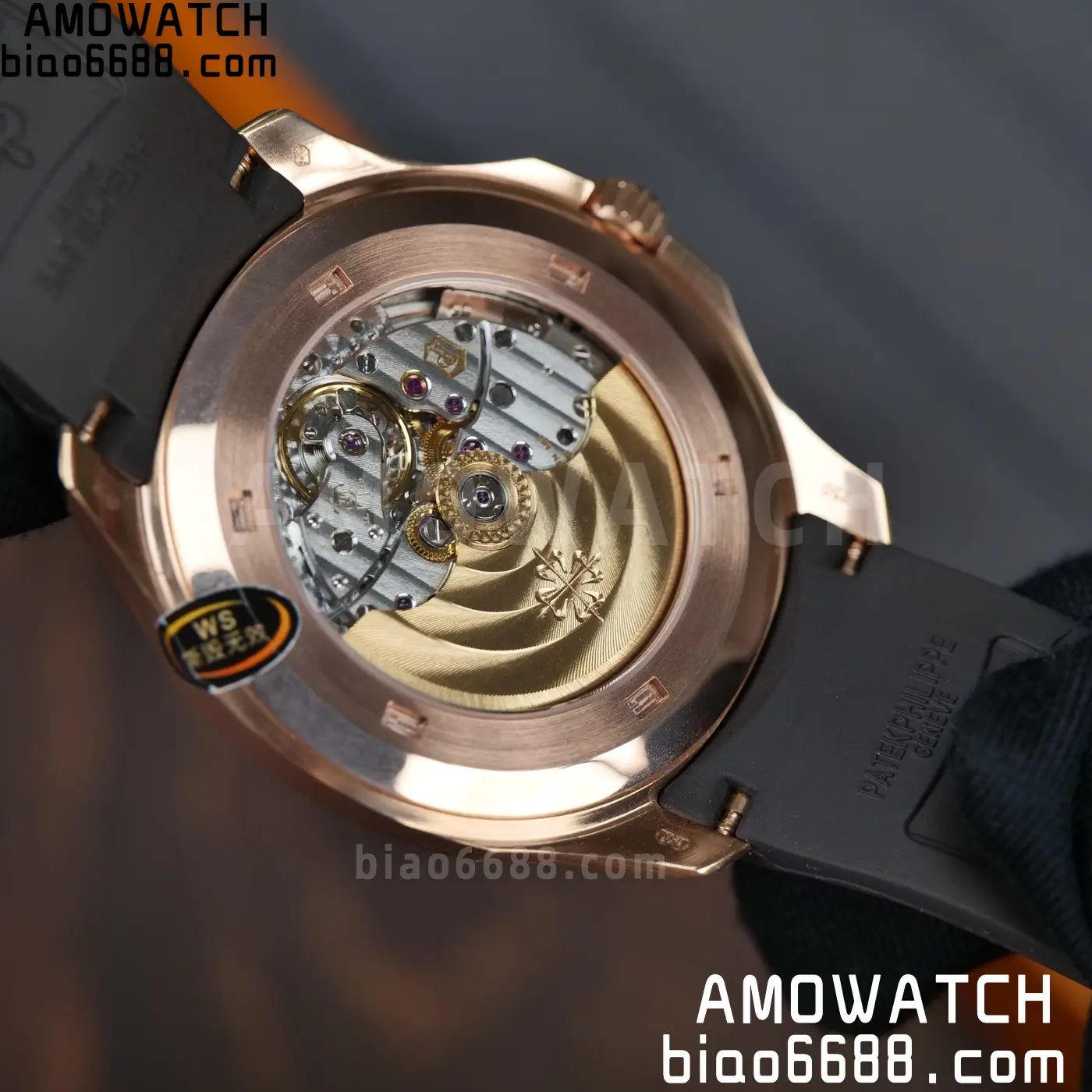PP Aquanaut 5167R 40mm RG WSF 1:1 Best Edition Brown Dial On Brown Strap Super Clone DD330 Weighted 136g 109 fdc2b9564c5d577 AMO Watch
