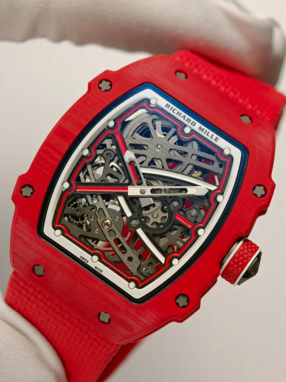 RICHARD MILLE RM67-02 Red NTPT RICH Factory 1:1 Sebastien Buemi Skeleton Dial CRMA7 Super Clone 20 015d27d87d56fa8 AMO Watch