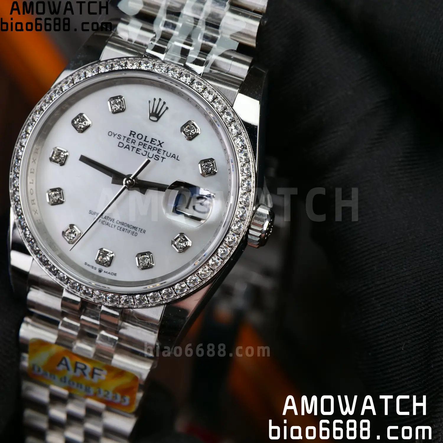 Rolex DateJust m126284 36mm ARF 1:1 Best Edition MOP Dial on Jubilee Bracelet DD3235 67 01cd1c16753d924 AMO Watch
