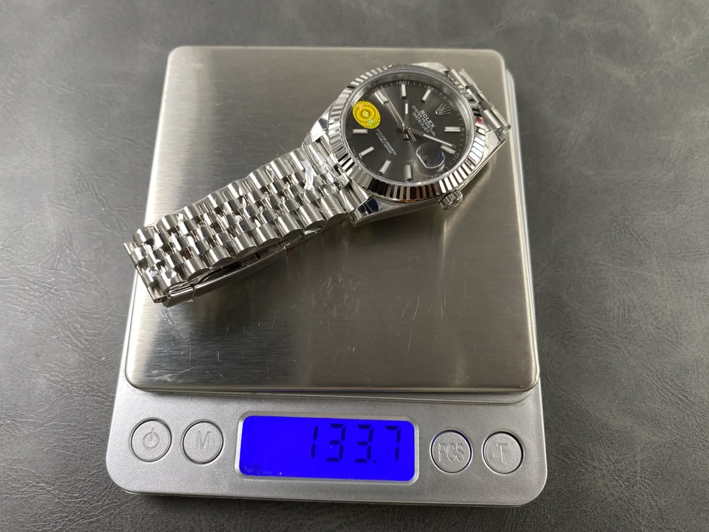 ROLEX DateJust 41mm SS 126334 VSF 1:1 Best Edition 904L Steel Gray Stick Dial on Jubilee Bracelet V2s (Free Sprung) 27 02018406297d321 AMO Watch