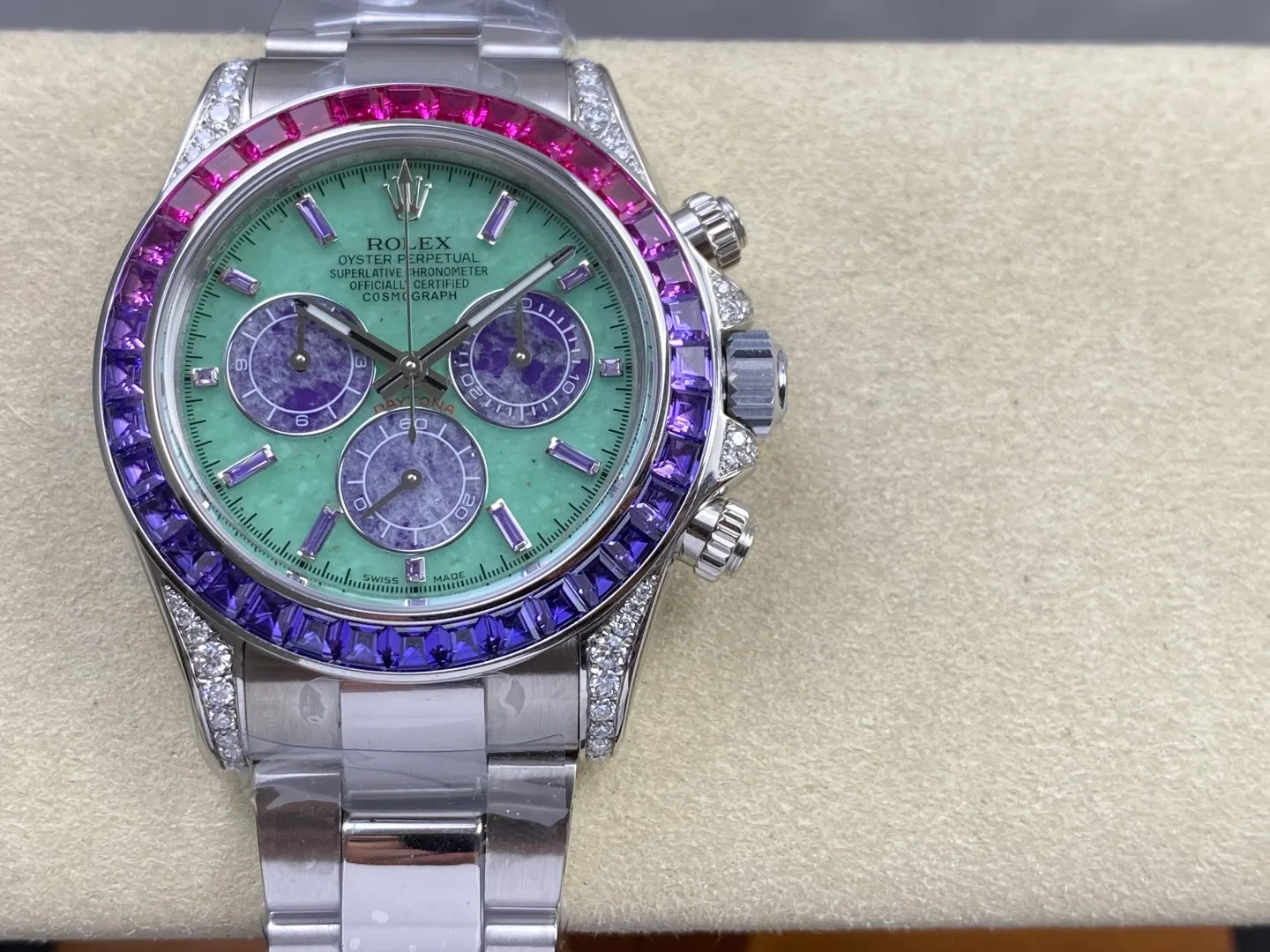 Rolex Daytona m126599savl-0001 G1F Best Edition Lepidolite Dial 4130 40 08831a7ab3497ad AMO Watch