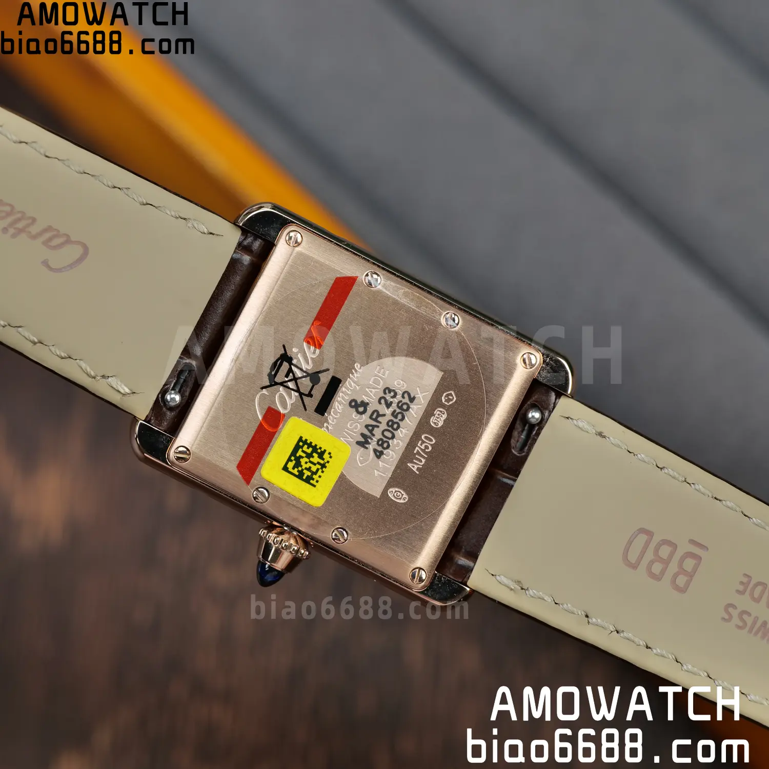 CARTIER Tank Must RG WGTA0011 25.5mm F1 Facftory 1:1 Best Edition White Dial on Brown Leather Strap Ronda 79 088e82f27d4dbc9 AMO Watch