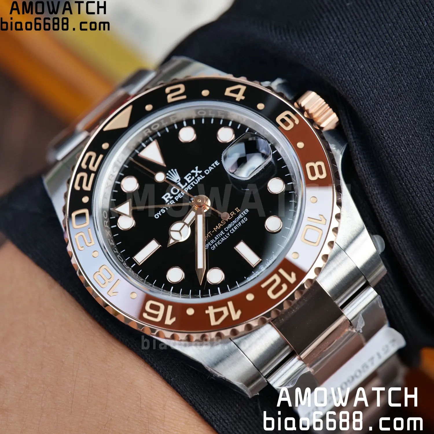 Custom Made Rolex GMT-Master II 126711 CHNR VSF 79 0929112497bc676 AMO Watch