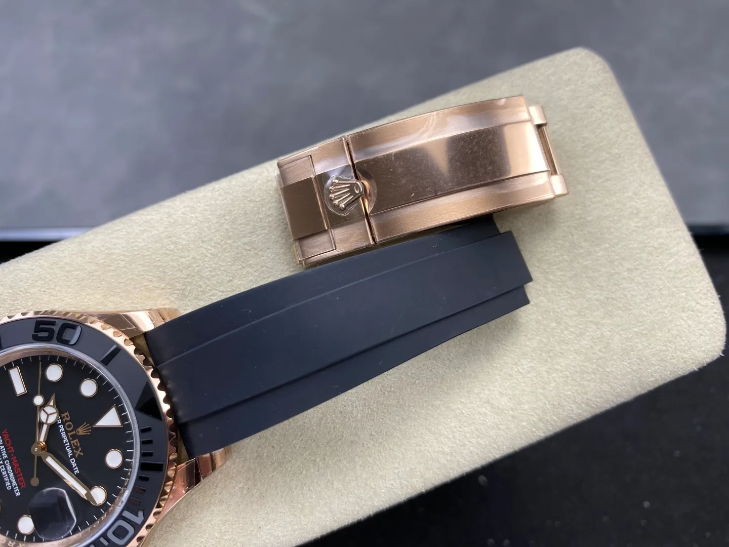 Rolex Yacht-Master 126655 VSF 1:1 Best Edition Black Ceramic Bezel DD3235 Weight) V2 47 097953dd7110d23 AMO Watch