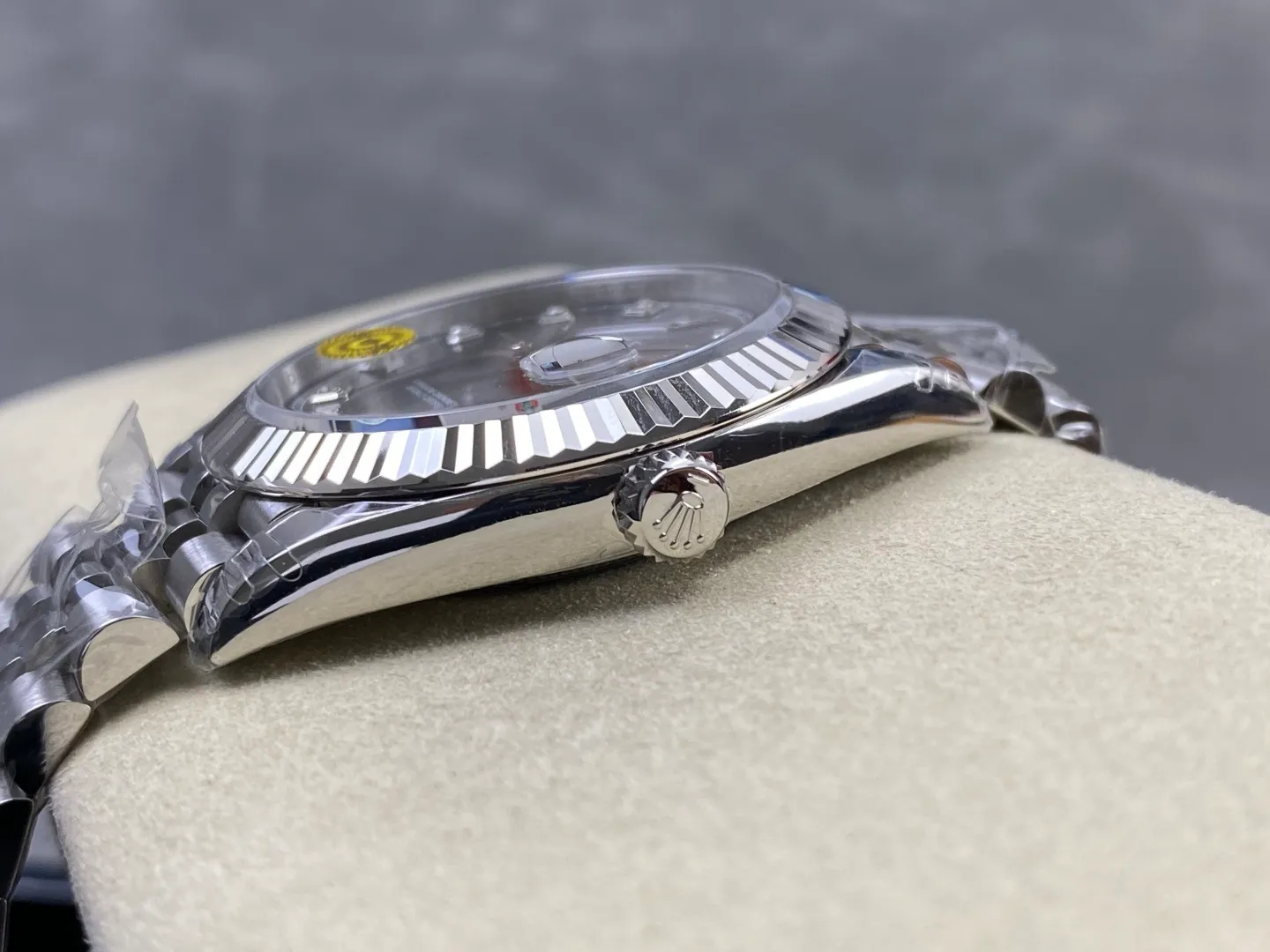 ROLEX DateJust 41mm SS 126334 VSF 1:1 Best Edition 904L Steel Gray Diamond Dial on Jubilee Bracelet V2s (Free Sprung) 34 0bd952a7543d4fa AMO Watch