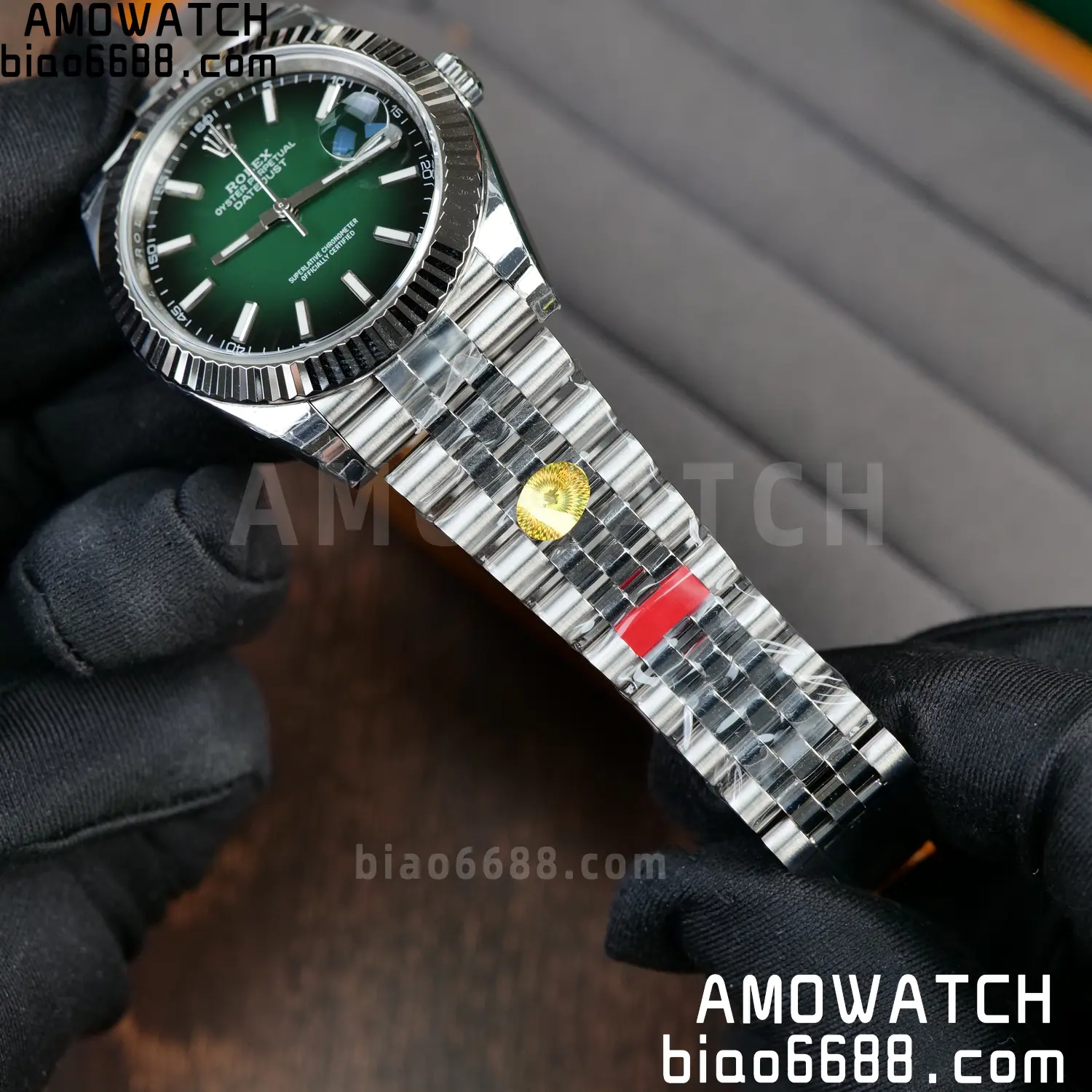 ROLEX DateJust 41mm SS 126334 VSF 1:1 Best Edition 904L Steel Gradient Green Dial on Jubilee Bracelet V2s (Free Sprung) 81 0caa08ce6e1c158 阿默表行AmoWatch