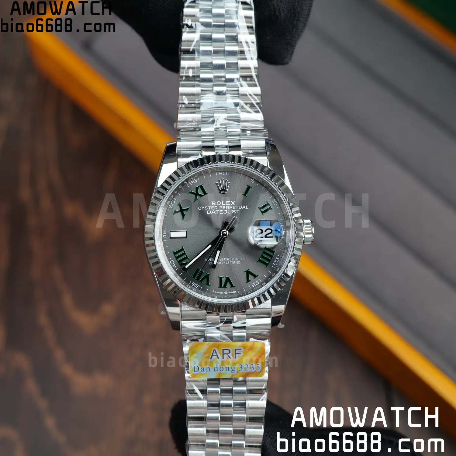 Rolex DateJust m126234 36mm ARF 1:1 Best Edition Roman Gray Dial on Jubilee Bracelet DD3235 69 0d465066856e77f AMO Watch