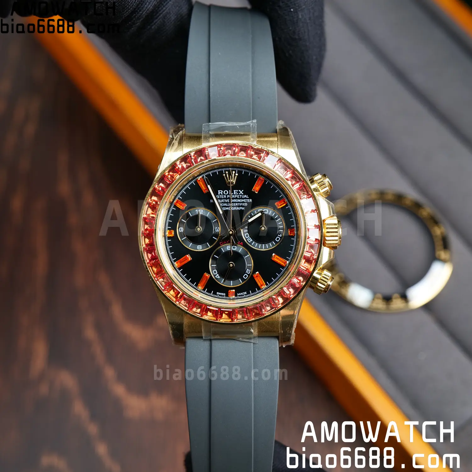 Custom Made Rolex Daytona 116588SACO ARF 4131 71 109127cd16d9823 AMO Watch