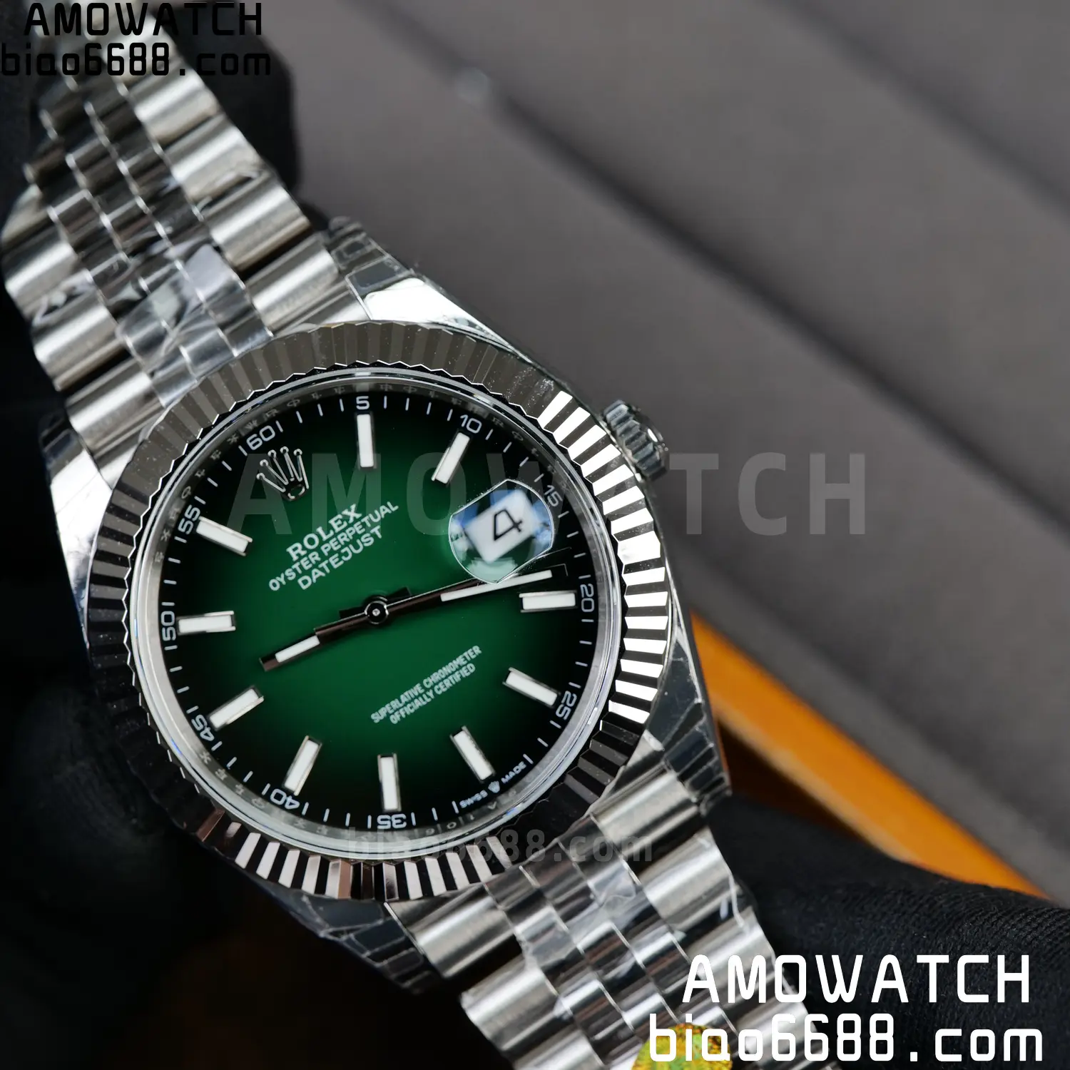 ROLEX DateJust 41mm SS 126334 VSF 1:1 Best Edition 904L Steel Gradient Green Dial on Jubilee Bracelet V2s (Free Sprung) 93 11f20a426ca583f 阿默表行AmoWatch