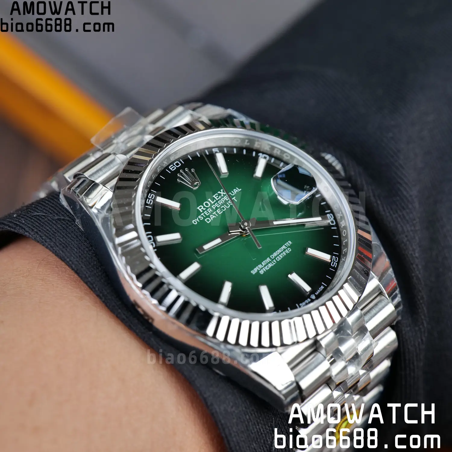 ROLEX DateJust 41mm SS 126334 VSF 1:1 Best Edition 904L Steel Gradient Green Dial on Jubilee Bracelet V2s (Free Sprung) 108 14d21626b00ec7a 阿默表行AmoWatch