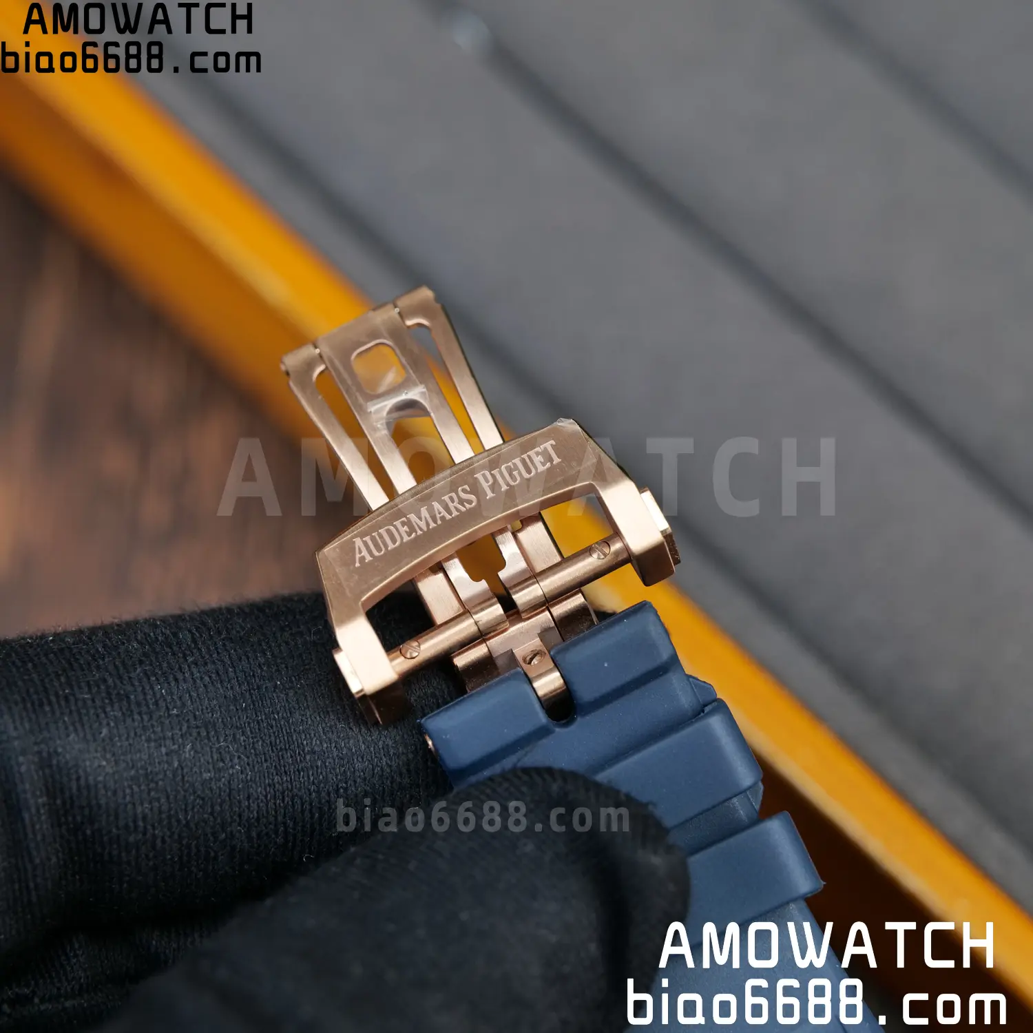AP Royal Oak Chrono 26240 RG DDF 1:1 Best Edition White Dial on Blue Rubber Strap DD4401 Super Clone Weight (SW Dial) 28 15550d315851df9 AMO Watch