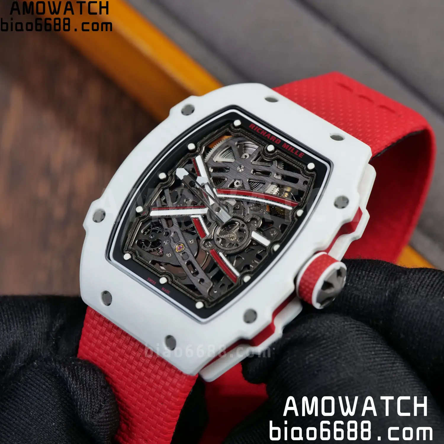 RICHARD MILLE RM67-02 White NTPT RICH Factory 1:1 Leclerc Skeleton Dial CRMA7 Super Clone 97 1720d999b5d1332 AMO Watch